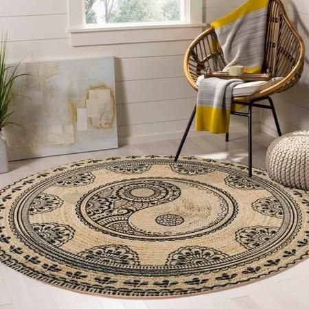 printed jute rug