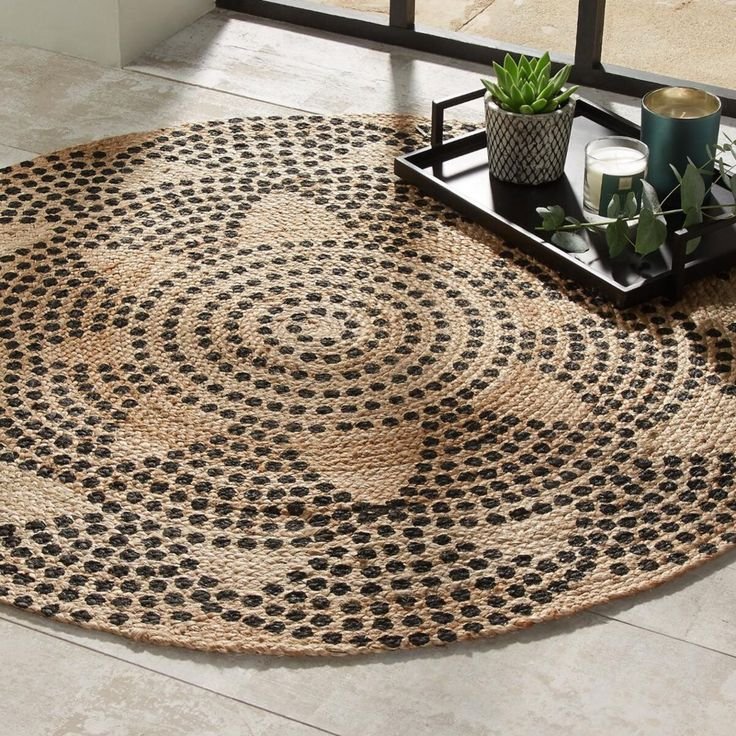 printed jute rug