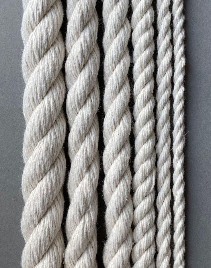 Macrame cord ropes