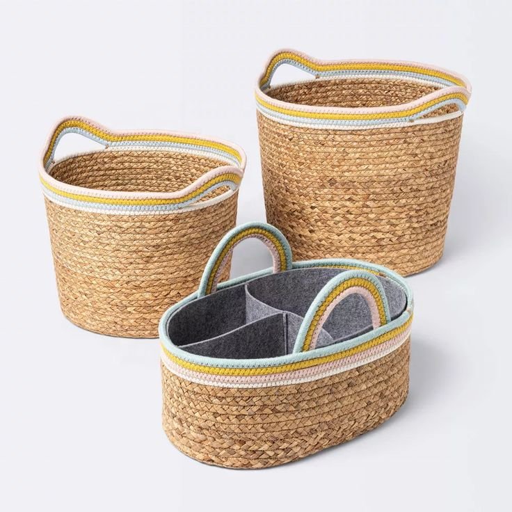 Jute And Cotton baskets