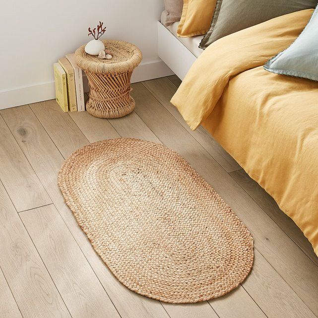 Rectangle jute rug
