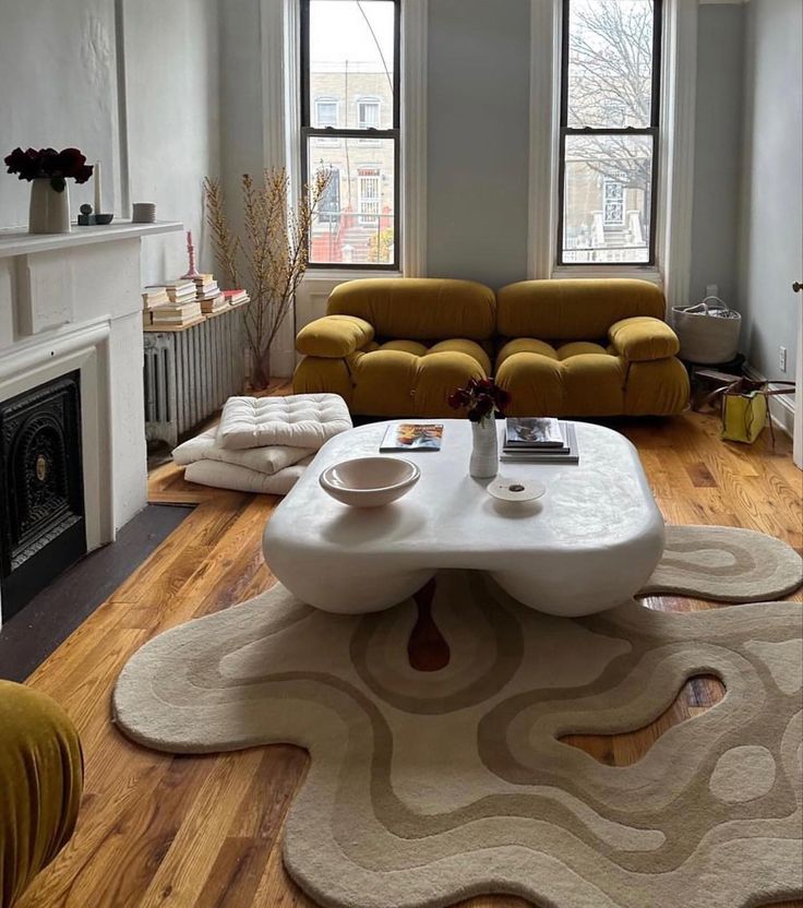 ivory hand-tufted rug