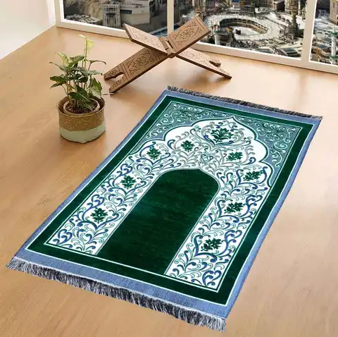 Traditional Islamic prayer mat designs
