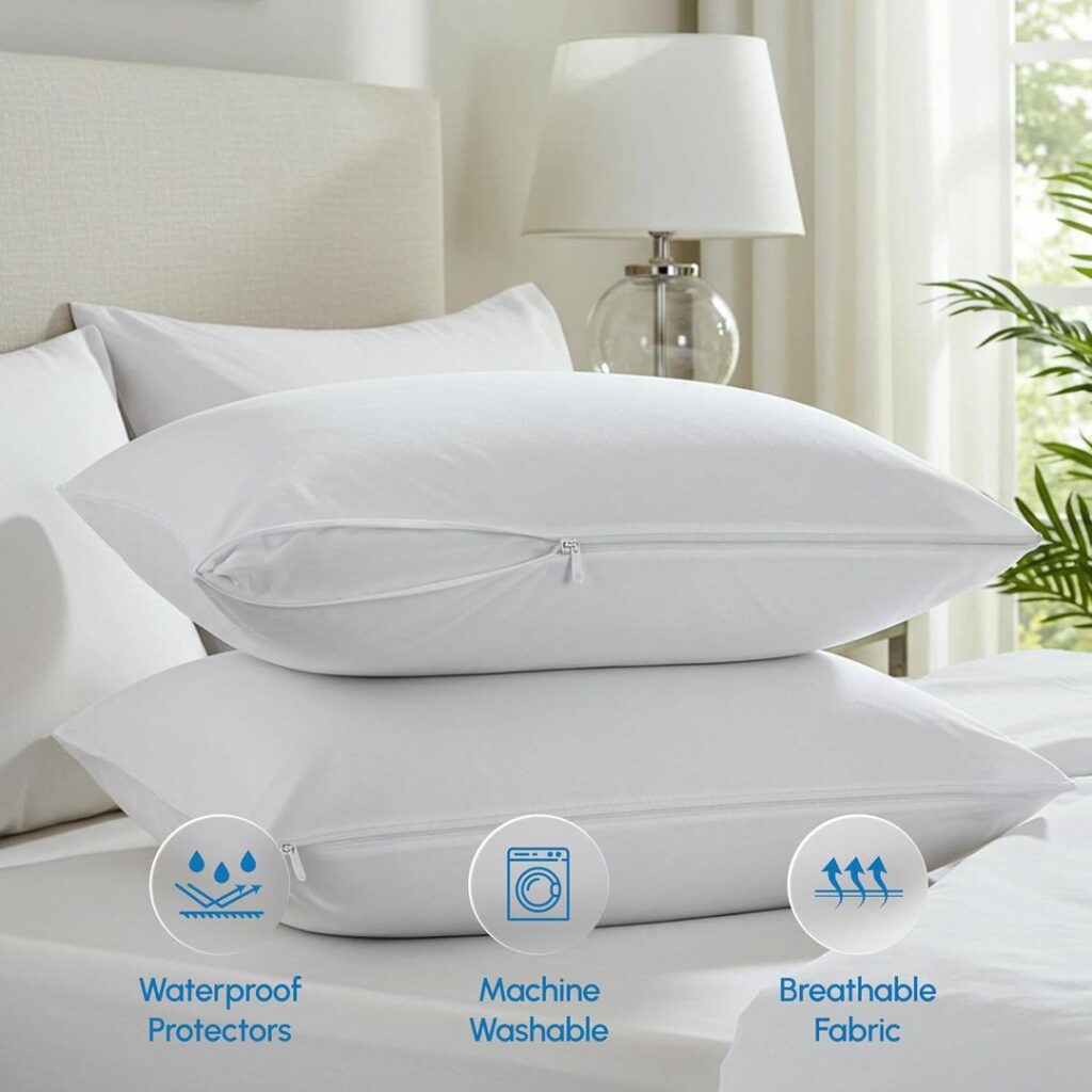 How to protect pillows from yellowing