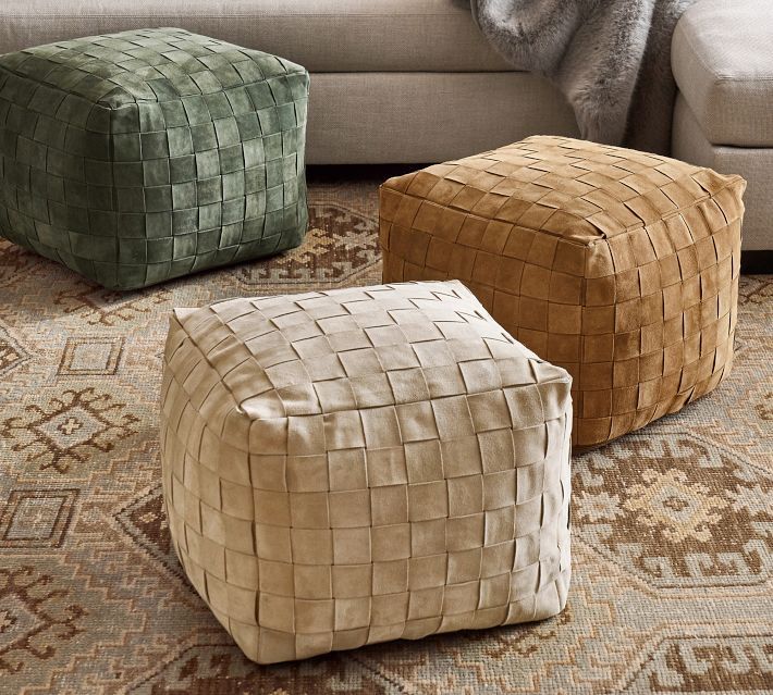 Perfect pouf or ottoman for lounge