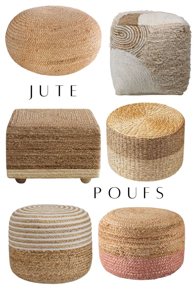 Find the Perfect Pouf or Ottoman to Complete Your Lounge Area